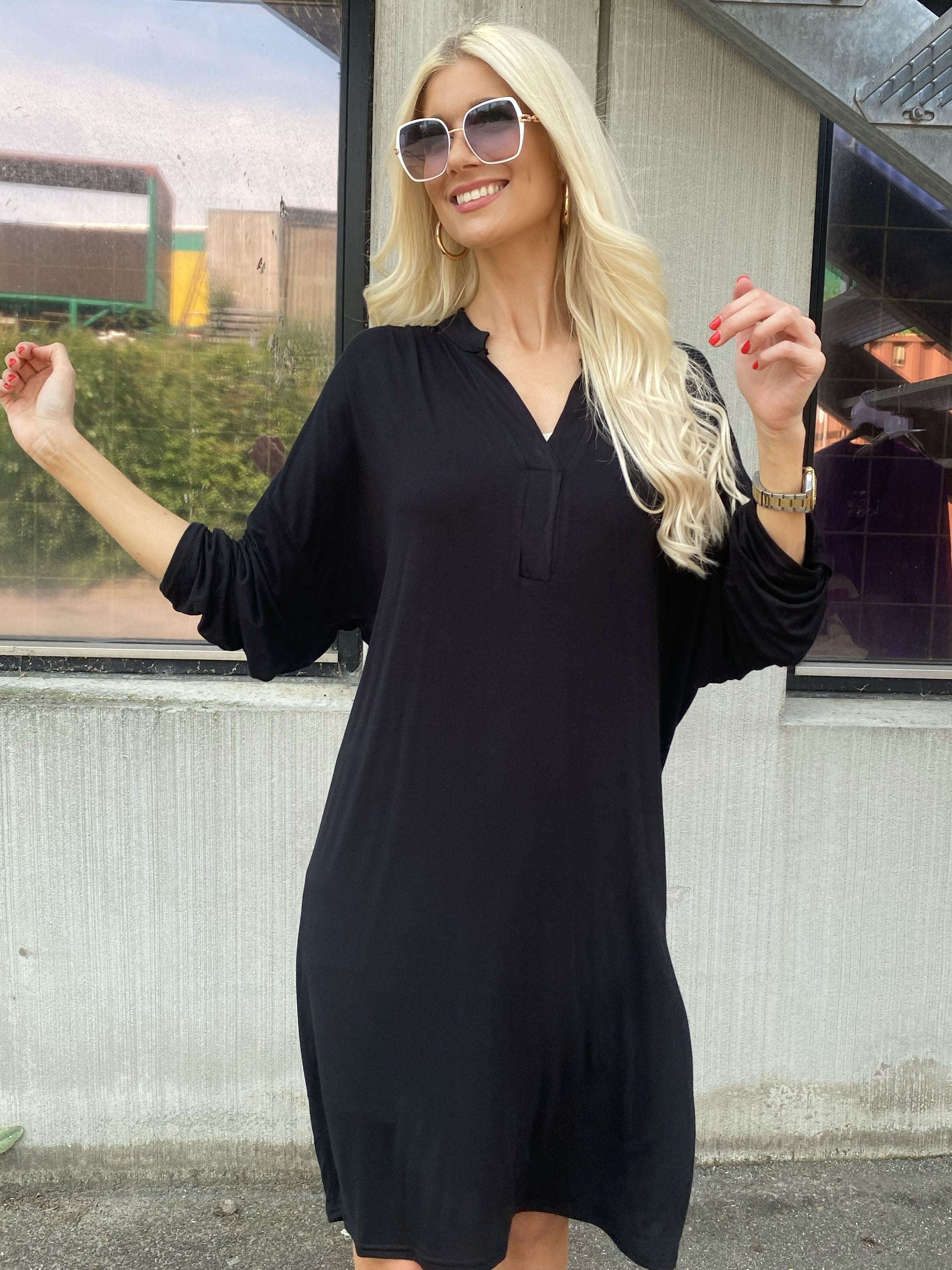 Tyra - Tunika i elastisk stof